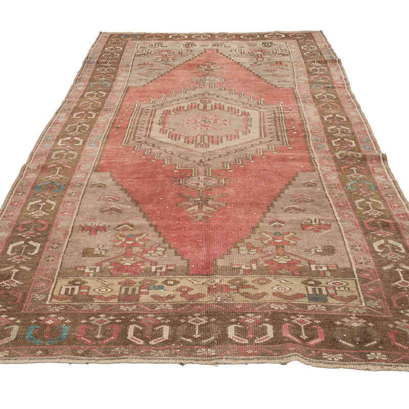 El Dokuma Vintage Halı - 135 cm x 267 cm - K0069385