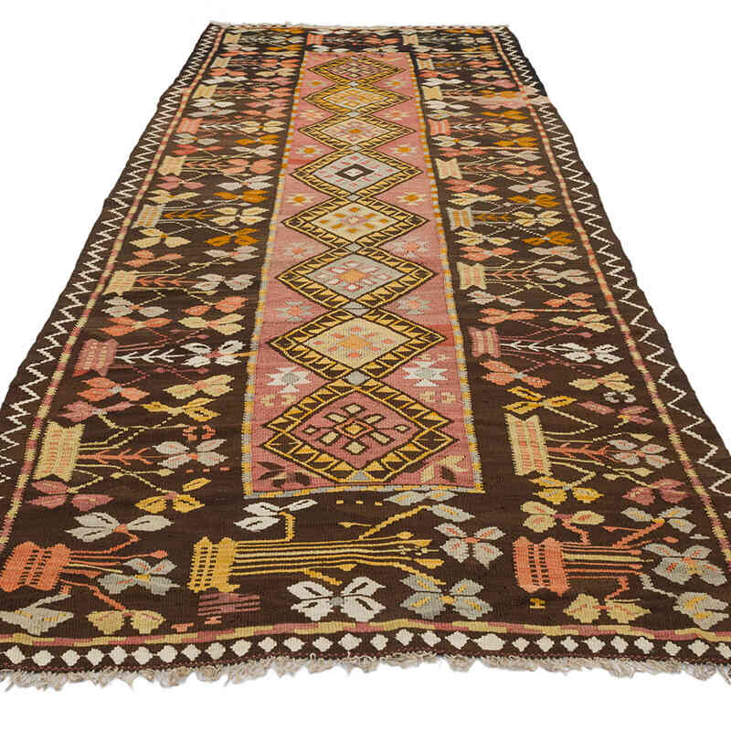 Alfombra Vintage Artvin Kilim - 128 cm x 336 cm - K0069398