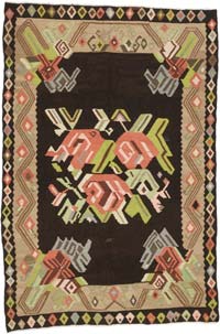 Vintage Bardız Kilimi - 197 cm x 256 cm