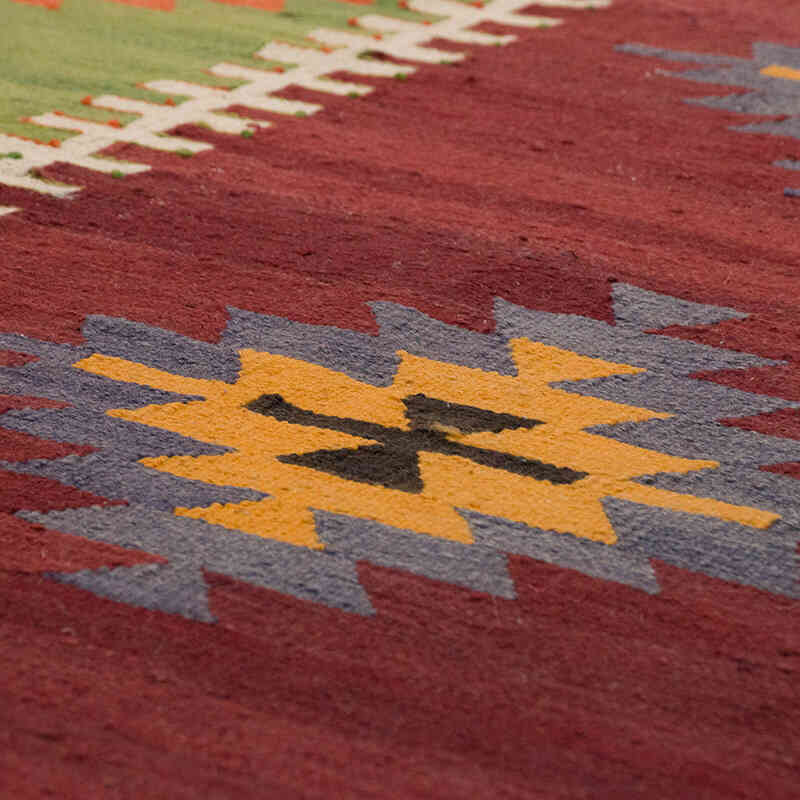 Vintage Manisa Kilim Rug - 6'  x 12' 3" (72" x 147") - K0069405