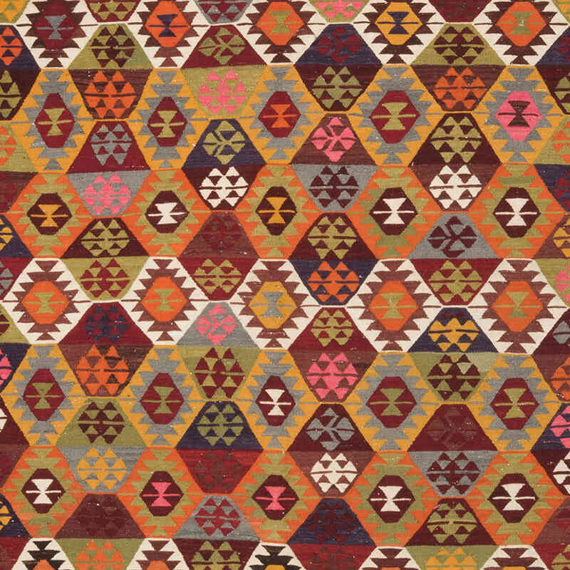Alfombra Vintage Tavas Kilim - 176 cm x 381 cm - K0069406
