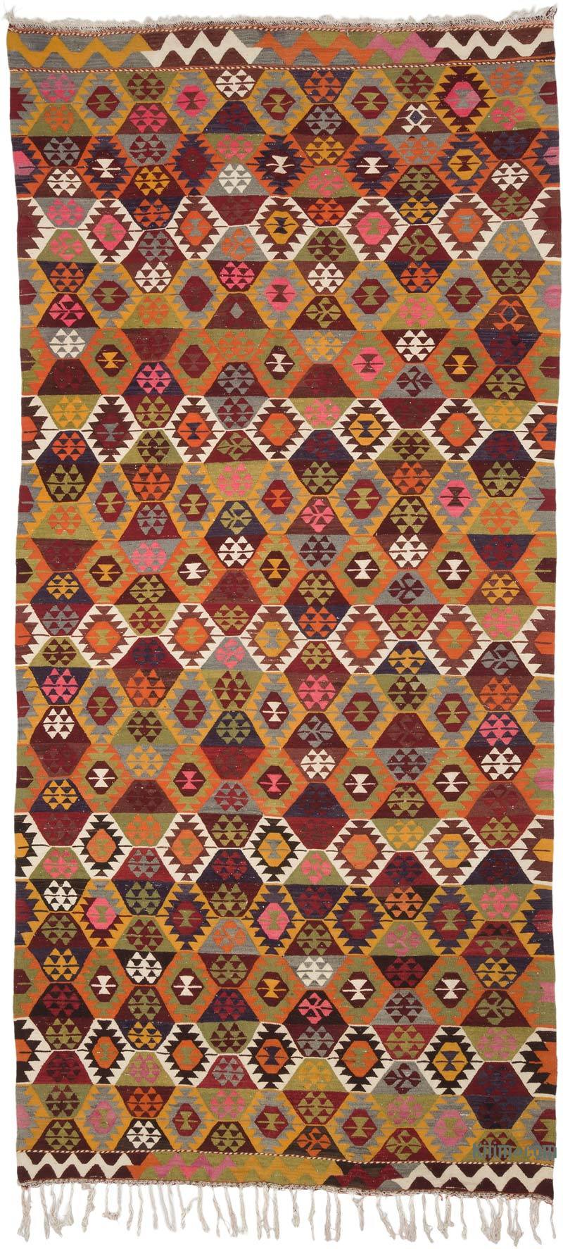 Alfombra Vintage Tavas Kilim - 176 cm x 381 cm - K0069406