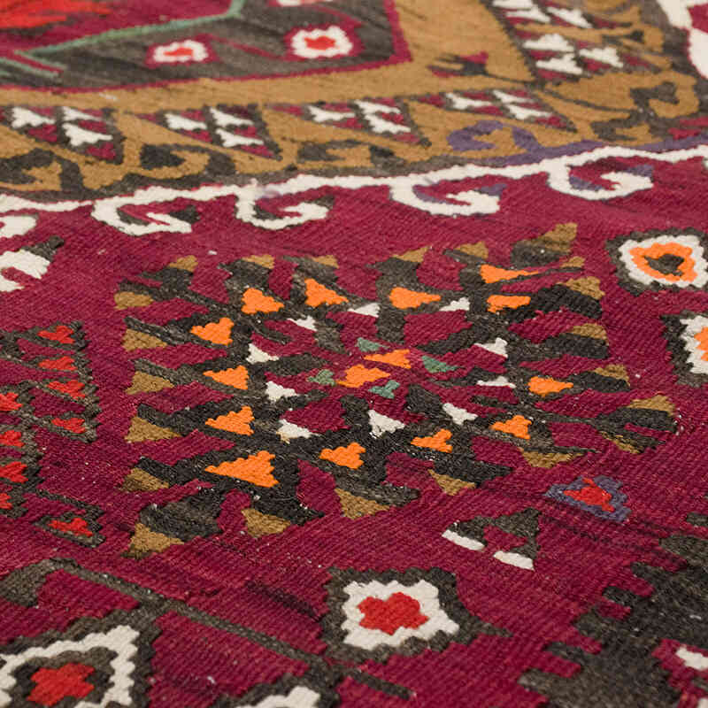 Vintage Kayseri Kilim Rug - 5'  x 11' 11" (60" x 143") - K0069419