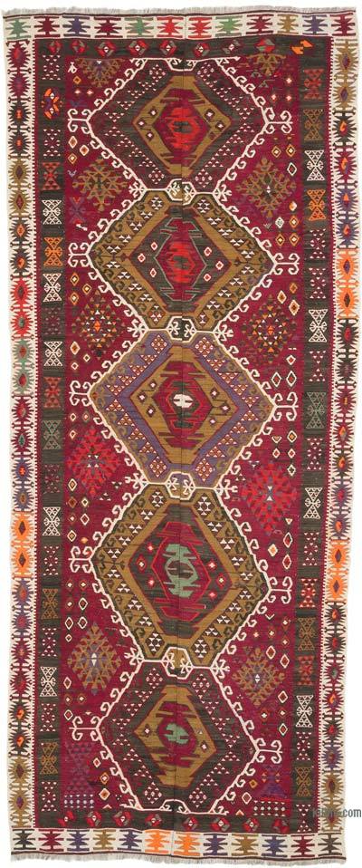 Vintage Kayseri Kilim Rug - 5'  x 11' 11" (60" x 143")