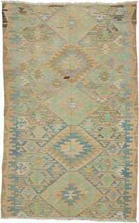 Vintage Oushak Kilim Rug - 5'  x 8'  (60" x 96")