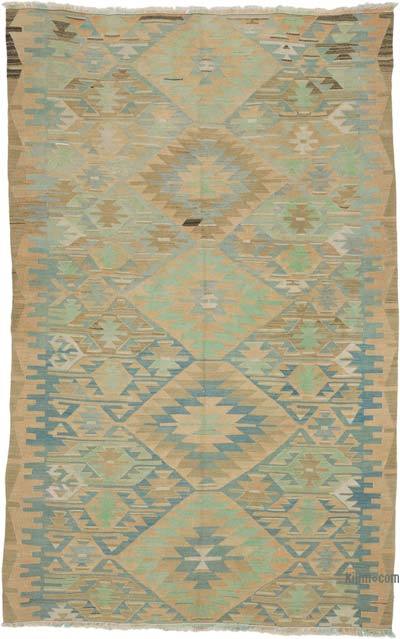 Vintage Oushak Kilim Rug - 5'  x 8'  (60" x 96")