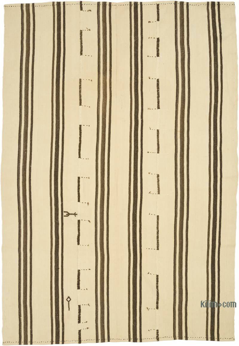 Vintage Anatolian Kilim Rug - 6'  x 8' 9" (72" x 105") - K0069424