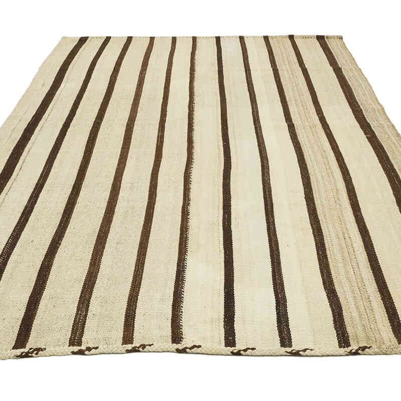 Vintage Anatolian Kilim Rug - 5' 3" x 7' 11" (63" x 95") - K0069425