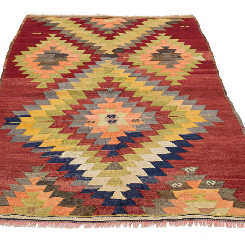 Alfombra Vintage Konya Kilim - 102 cm x 147 cm - K0069442