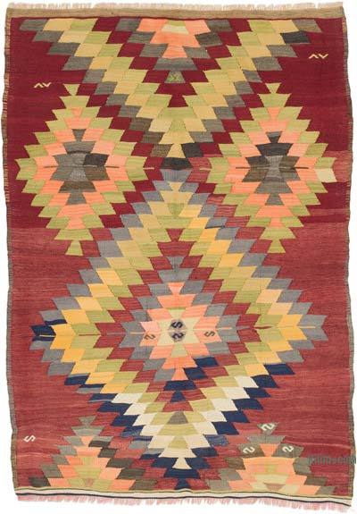 Vintage Konya Kilim Rug - 3' 4" x 4' 10" (40" x 58")
