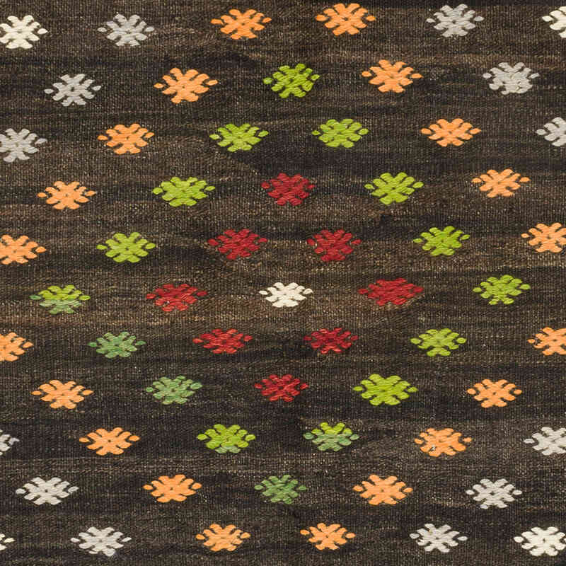Vintage Balikesir Kilim Rug - 124 cm x 130 cm - K0069447