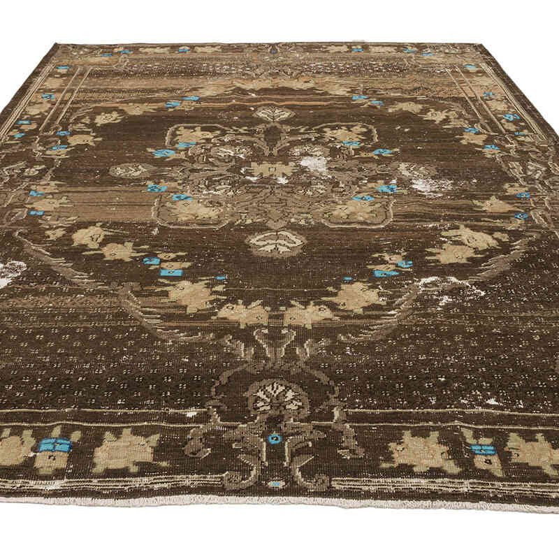 Alfombra Vintage Turca Anudada a Mano - 206 cm x 281 cm - K0069457