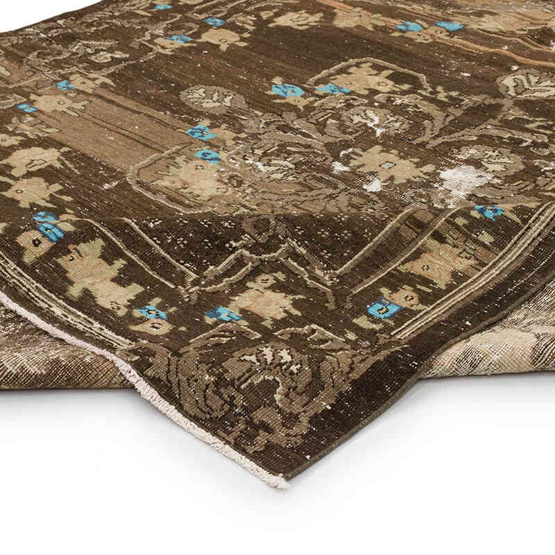 Alfombra Vintage Turca Anudada a Mano - 206 cm x 281 cm - K0069457