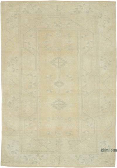Vintage Turkish Hand-Knotted Rug - 6' 5" x 9' 2" (77" x 110")