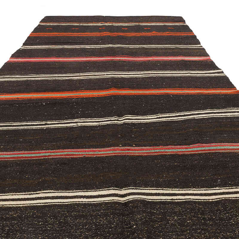 Vintage Anatolian Kilim Rug - 6' 2" x 12' 3" (74" x 147") - K0069466