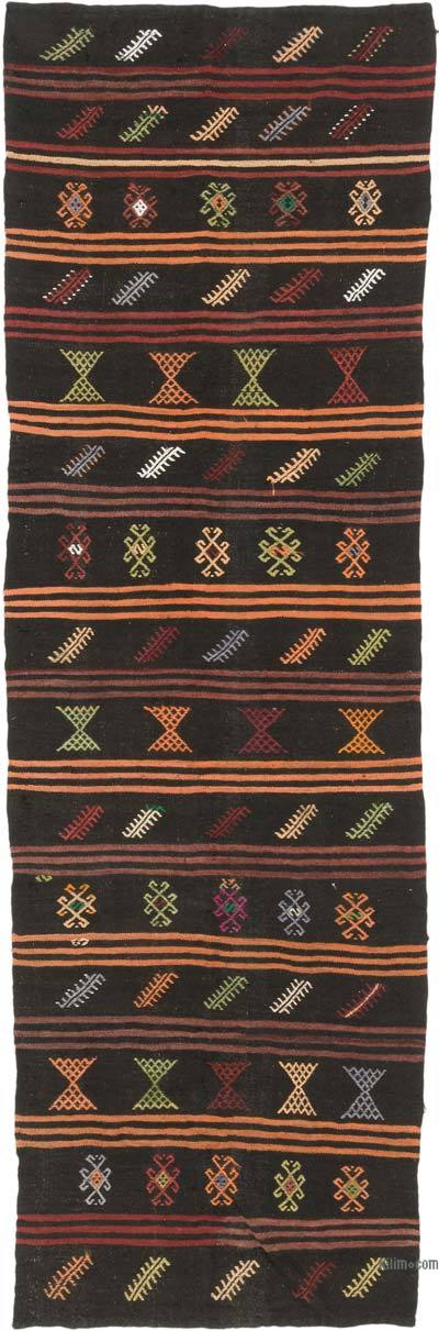 Vintage Anatolian Kilim Runner - 4' 4" x 13' 3" (52" x 159")