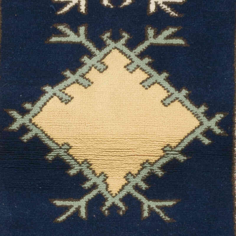 Vintage Turkish Hand-Knotted Rug - 2' 10" x 5'  (34" x 60") - K0069508