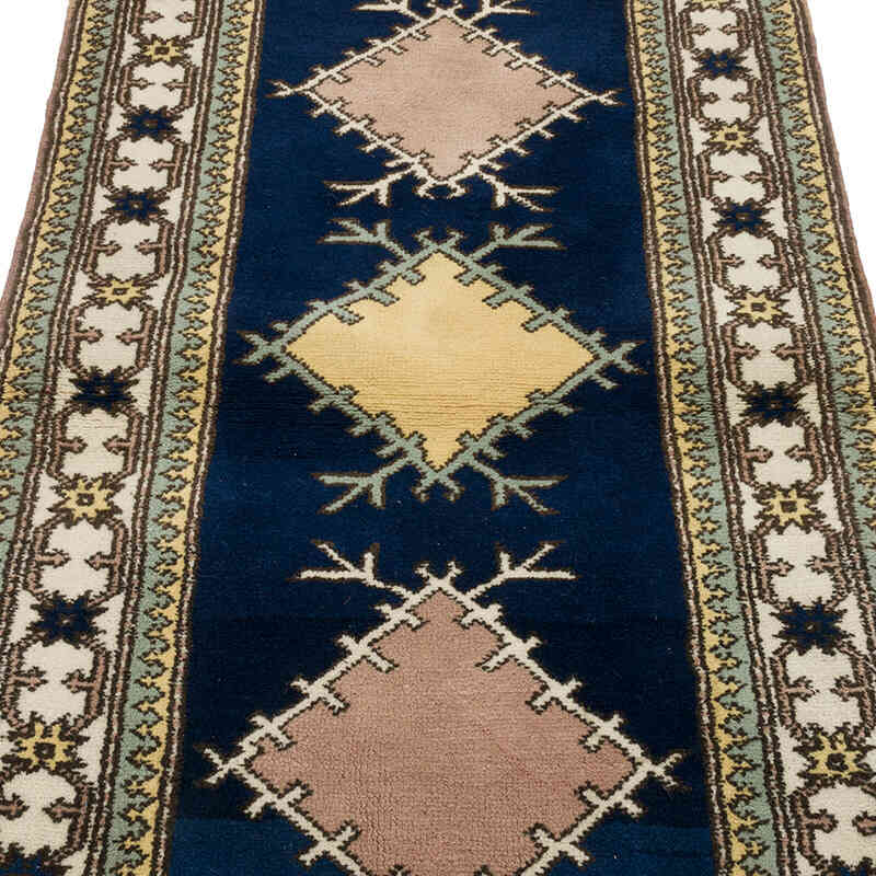 Vintage Turkish Hand-Knotted Rug - 2' 10" x 5'  (34" x 60") - K0069508