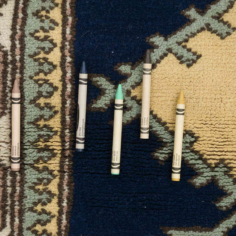Vintage Turkish Hand-Knotted Rug - 2' 10" x 5'  (34" x 60") - K0069508