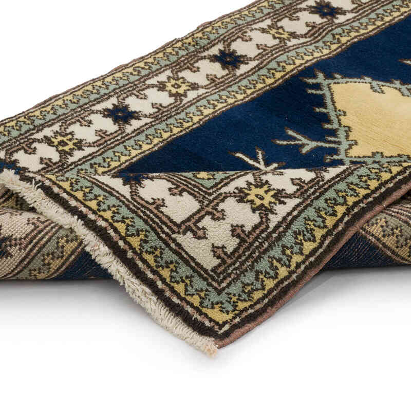 Vintage Turkish Hand-Knotted Rug - 2' 10" x 5'  (34" x 60") - K0069508