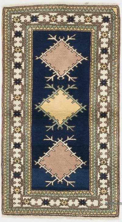 Alfombra Vintage Turca Anudada a Mano - 86 cm x 152 cm