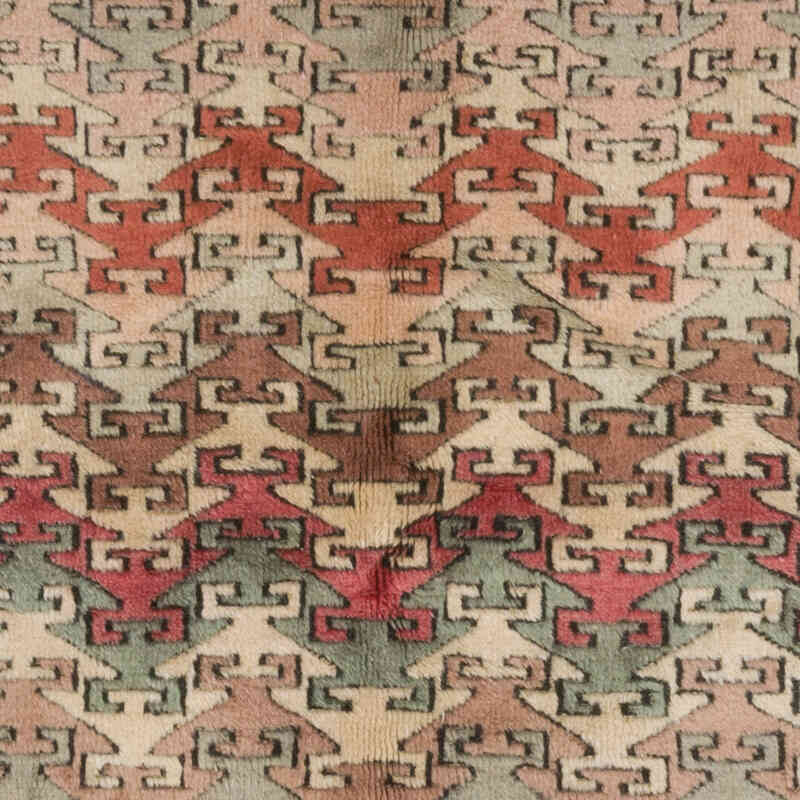 Alfombra Vintage Turca Anudada a Mano - 179 cm x 235 cm - K0069511