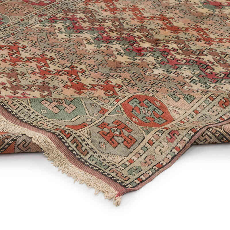 Alfombra Vintage Turca Anudada a Mano - 179 cm x 235 cm - K0069511