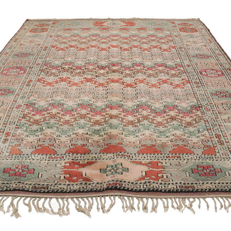 Alfombra Vintage Turca Anudada a Mano - 179 cm x 235 cm - K0069511