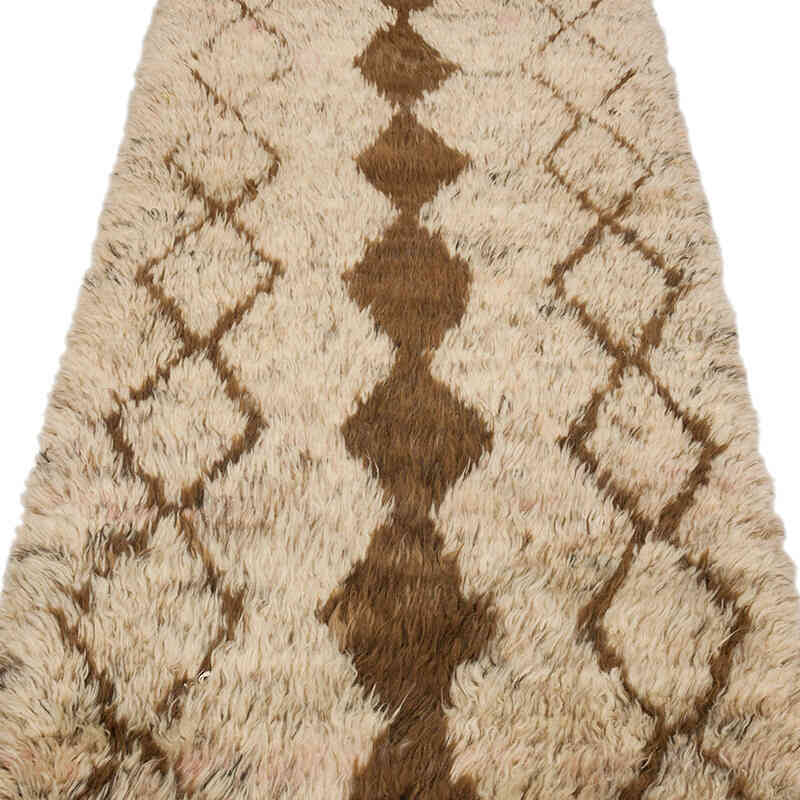 Nuevo Corredor Tulu Anudado a Mano de Estilo Marroquí - 98 cm x 283 cm - K0069518