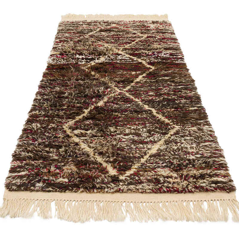 Yeni Fas Stili El Dokuma Tulu Yolluk - 91 cm x 207 cm - K0069521