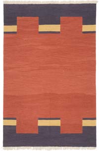 Nueva Alfombra Turca Kilim - 122 cm x 187 cm