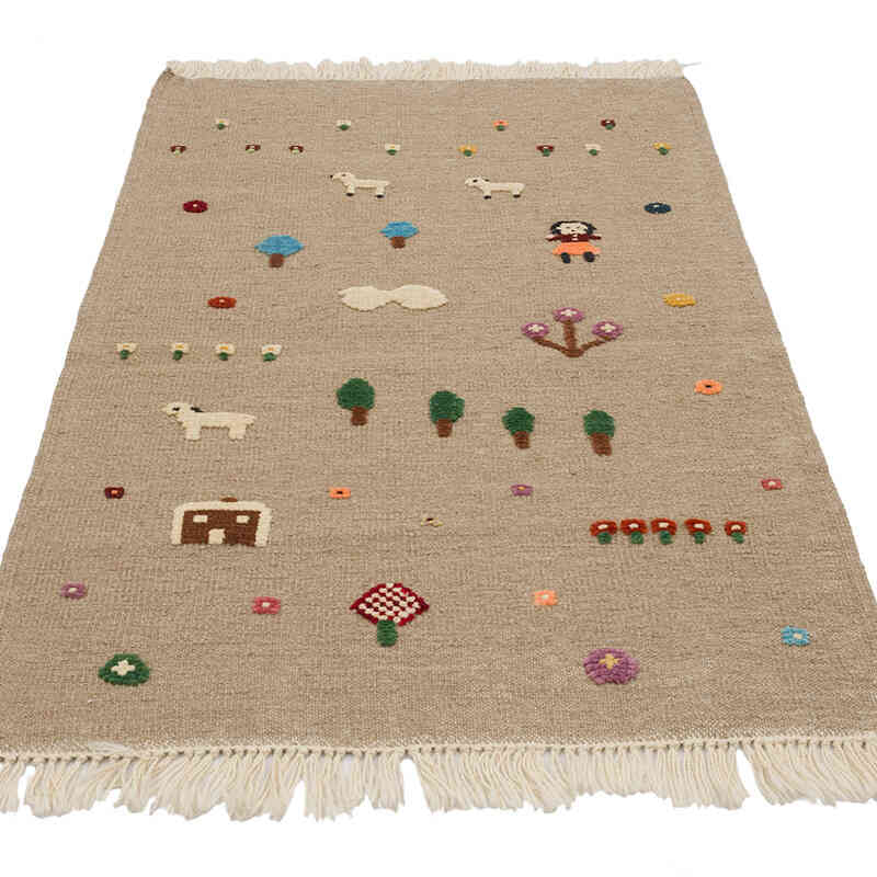 Nueva Alfombra Turca Kilim - 89 cm x 142 cm - K0069529