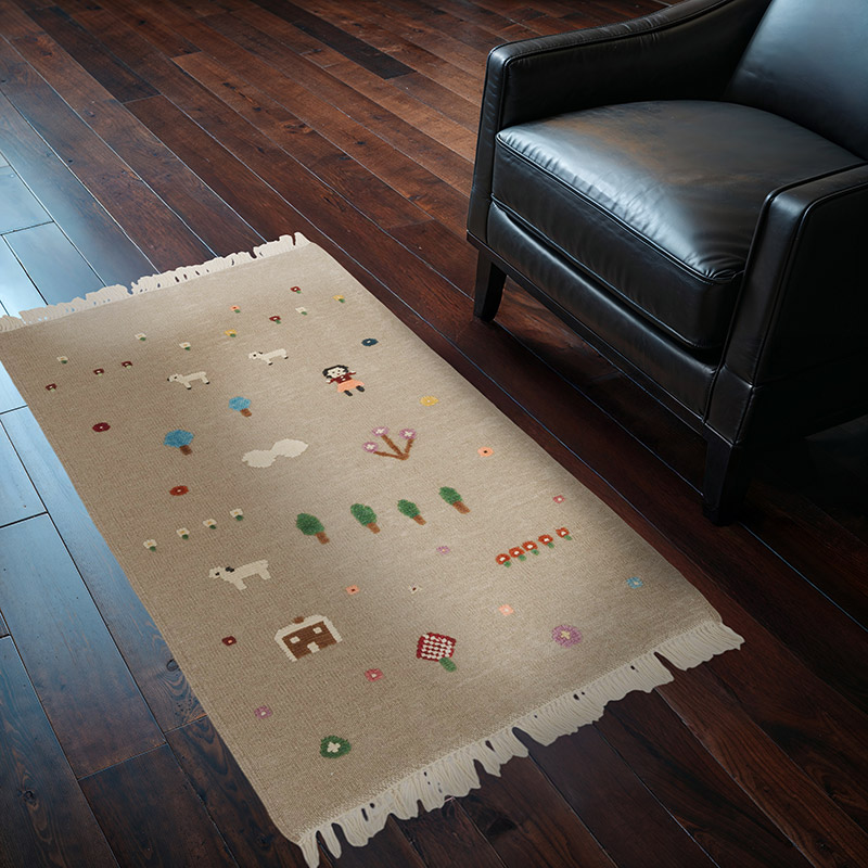 Yeni Kök Boya El Dokuma Kilim - 89 cm x 142 cm - K0069529