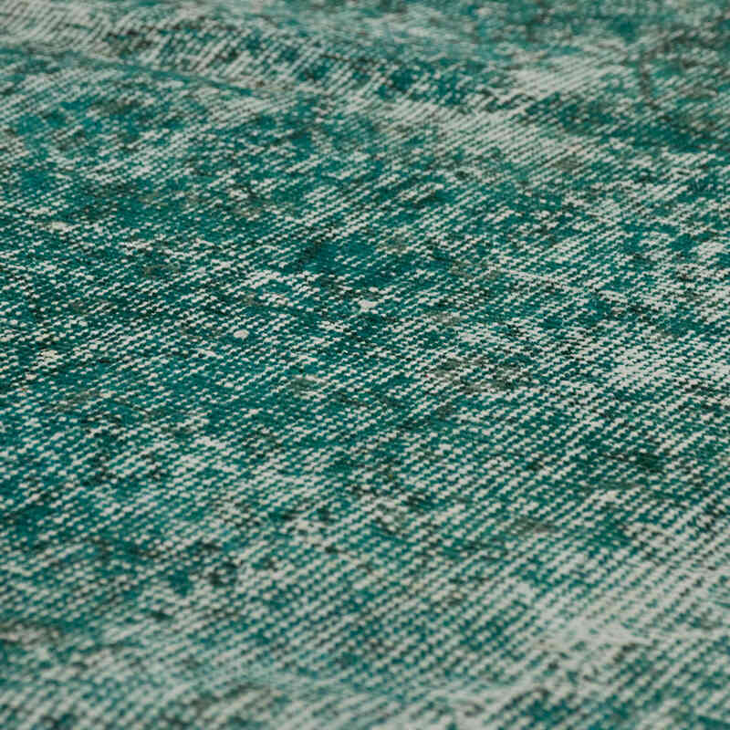 Over-dyed Vintage Hand-Knotted Turkish Rug - 3' 4" x 7' 2" (40" x 86") - K0069545