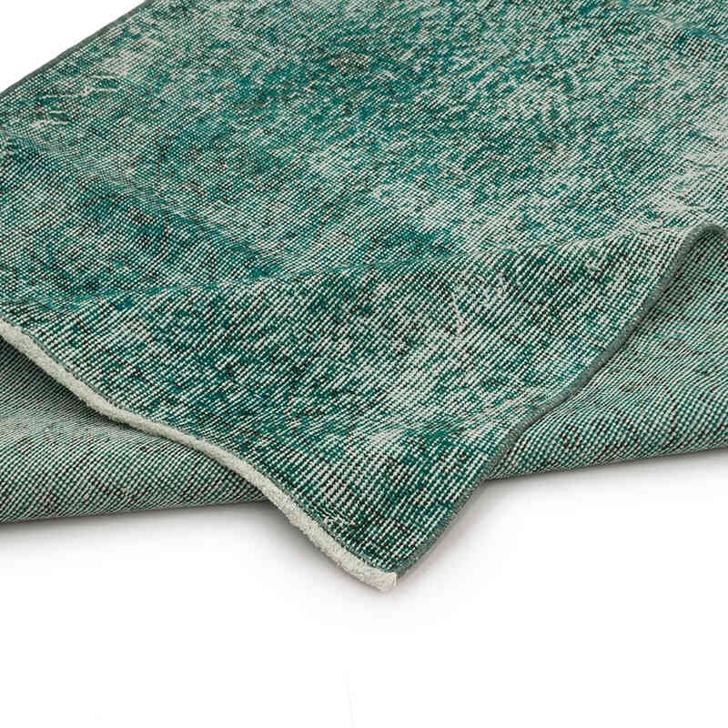 Over-dyed Vintage Hand-Knotted Turkish Rug - 3' 4" x 7' 2" (40" x 86") - K0069545