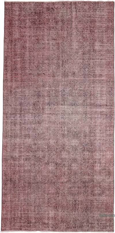 Alfombra Turca Vintage Sobre-teñida - 150 cm x 304 cm