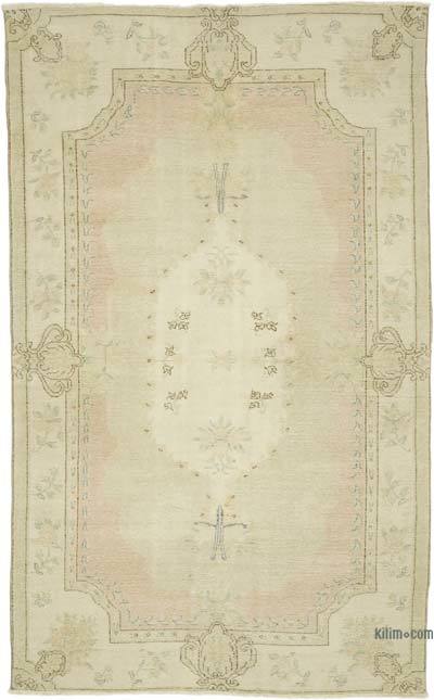 Alfombra Vintage Turca Anudada a Mano - 166 cm x 268 cm