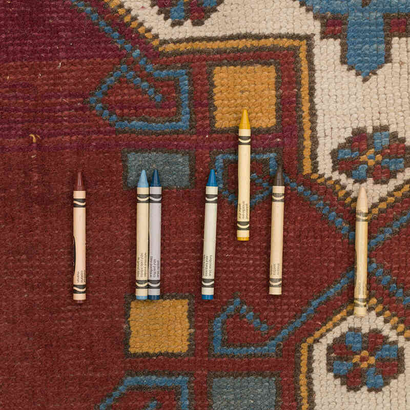 Vintage Turkish Hand-Knotted Rug - 4' 2" x 5' 10" (50" x 70") - K0069570