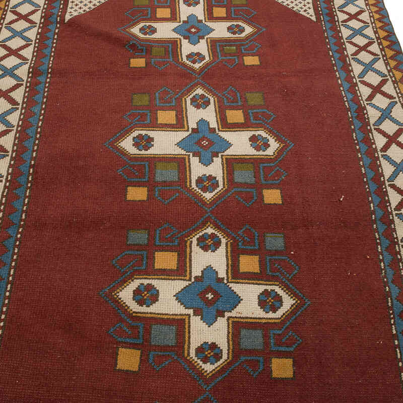 Vintage Turkish Hand-Knotted Rug - 4' 2" x 5' 10" (50" x 70") - K0069570