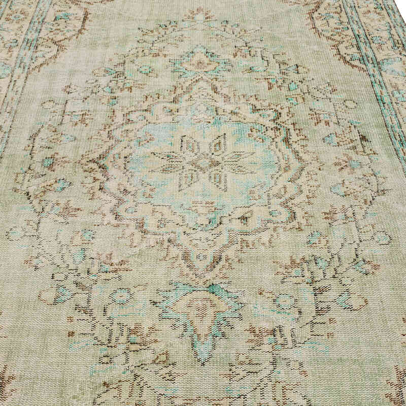 Alfombra Vintage Turca Anudada a Mano - 163 cm x 257 cm - K0069571