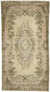 Vintage Turkish Hand-Knotted Rug - 3' 8" x 6' 9" (44" x 81")