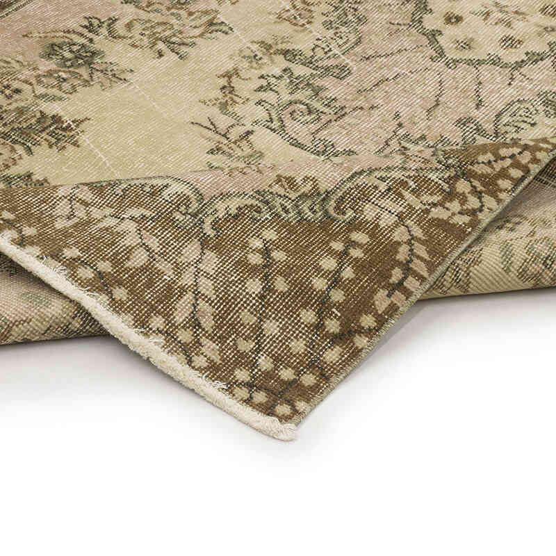 Alfombra Vintage Turca Anudada a Mano - 113 cm x 207 cm - K0069577