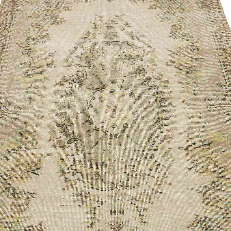 Alfombra Vintage Turca Anudada a Mano - 118 cm x 205 cm - K0069579