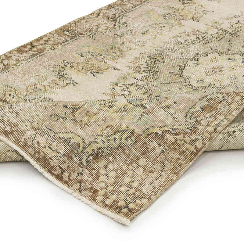 Alfombra Vintage Turca Anudada a Mano - 118 cm x 205 cm - K0069579