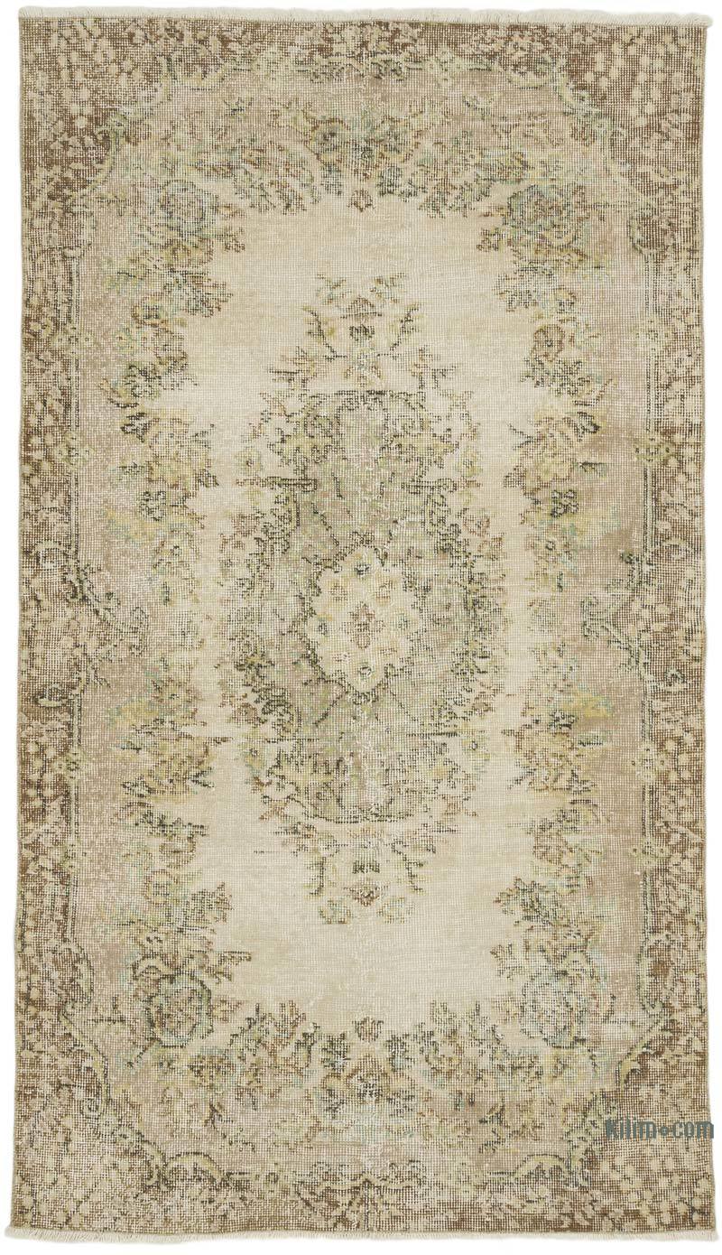 Alfombra Vintage Turca Anudada a Mano - 118 cm x 205 cm - K0069579