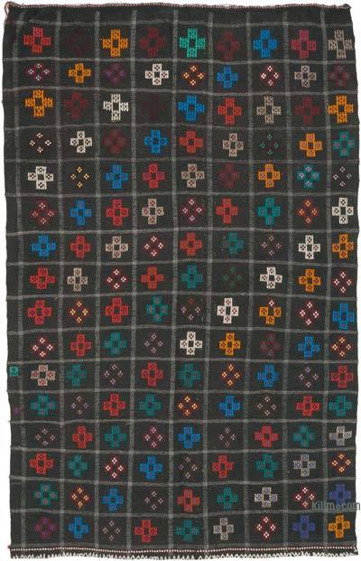 Vintage Anatolian Jijim Rug - 6' 4" x 10'  (76" x 120")