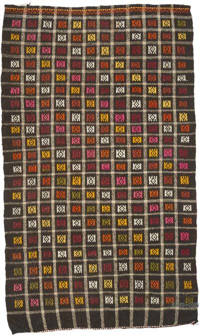 Vintage Anatolian Jijim Rug - 4' 2" x 7' 1" (50" x 85")