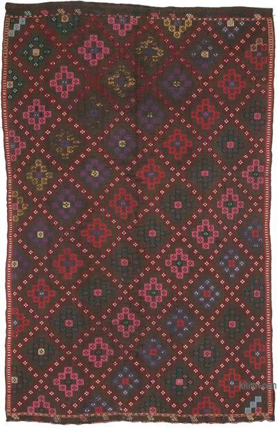 Vintage Anatolian Jijim Rug - 6'  x 9' 1" (72" x 109")
