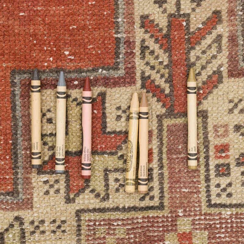 El Dokuma Vintage Halı - 77 cm x 115 cm - K0069614