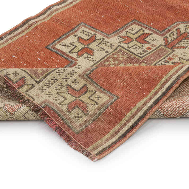 El Dokuma Vintage Halı - 77 cm x 115 cm - K0069614